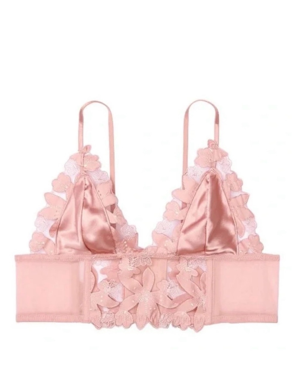 COQUETTE VICTORIA’S SECRET PINK WHIMSY FLORAL BRALETTE